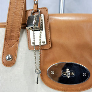 Leather & Linen Konstantin Starke New York Handbag